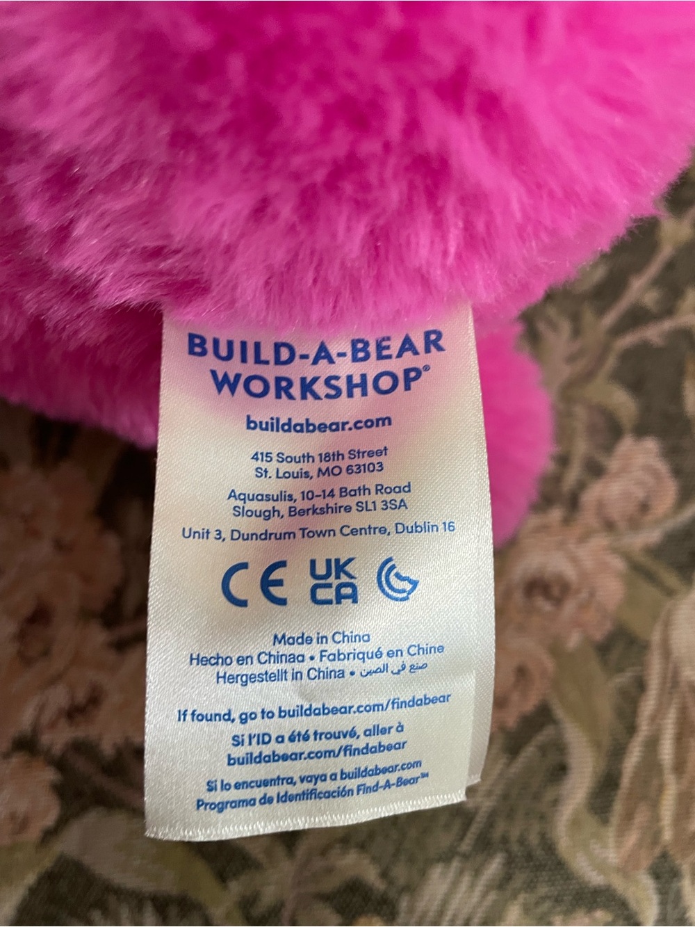 Build-A-Bear Midnight Glow Hot Pink Kitty Cat Plush. NWT. - Picture 11 of 11